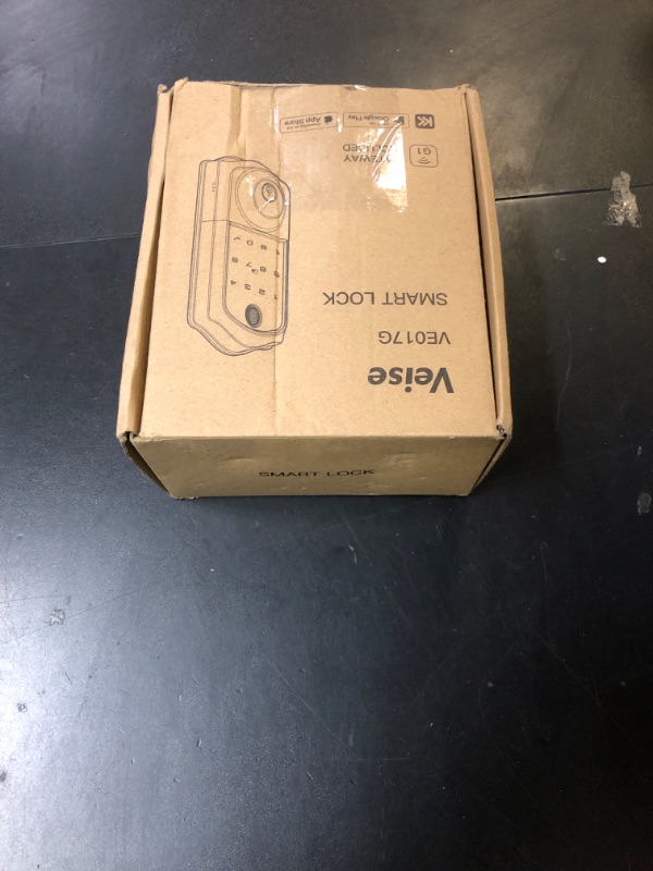 Photo 1 of Veise VE017G Wi-Fi Keyless Entry Door Lock with Fingerprint, App Remote Control, Smart Locks for Front Door, Electronic Keypad Deadbolt, Auto Locking, Waterproof, Easy to Install, Matte Black