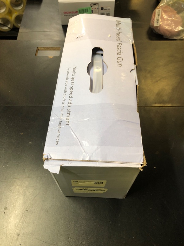 Photo 1 of GAXEZO 16 Head Massage Gun Set, Deep Tissue Percussion Massager, 2600mAh Electric Massage Tools with 9 Styles & Levels, Dark Grey