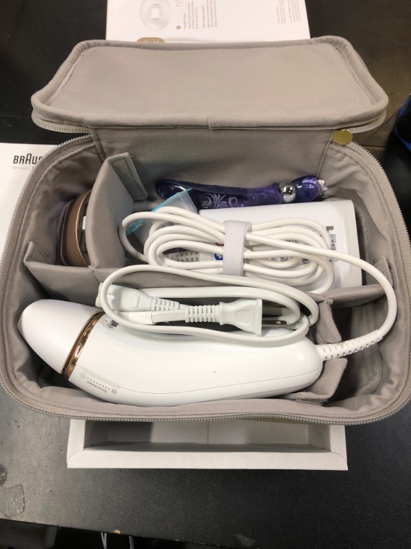 Photo 1 of Braun IPL Silk·Expert Pro 5 PL5157 Latest Generation IPL, Permanent Visible Hair Reduction, at-Home Hair Removal System with Soft Pouch and Precision Head