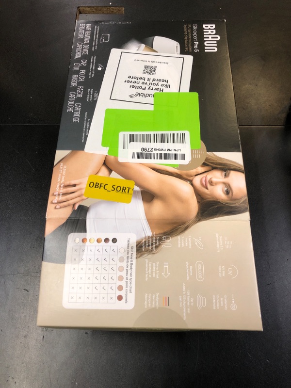 Photo 1 of Braun IPL Silk·Expert Pro 5 PL5157 Latest Generation IPL, Permanent Visible Hair Reduction, at-Home Hair Removal System with Soft Pouch and Precision Head