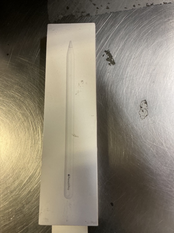 Photo 1 of Apple Pencil Pro: Latest Model - Device Compatibility Check Required - Pixel-Perfect Precision, Tilt and Pressure Sensitivity, Perfect for Note-Taking, Drawing, and Art. Charges and Pairs Magnetically