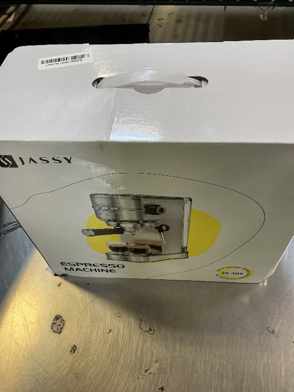 Photo 1 of JZ.CAFE Espresso Machine 20 Bar, Compact Espresso Maker, Stainless Steel Expresso Coffee Machines with Steam Milk Frother & 34oz Removable Water Tank for Home, Cappuccino Machine, Great Gift