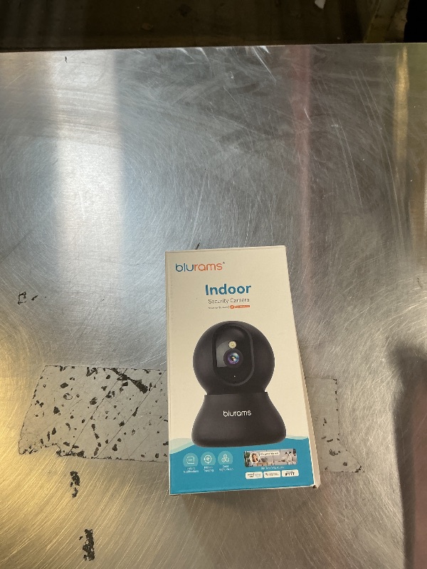 Photo 1 of blurams Indoor Camera, 2K Pet Camera 360° Cameras for Home Security with Phone App, Motion Tracking, 2-Way Audio, IR Night Vision, Siren, Compatible with Alexa & Google Assistant