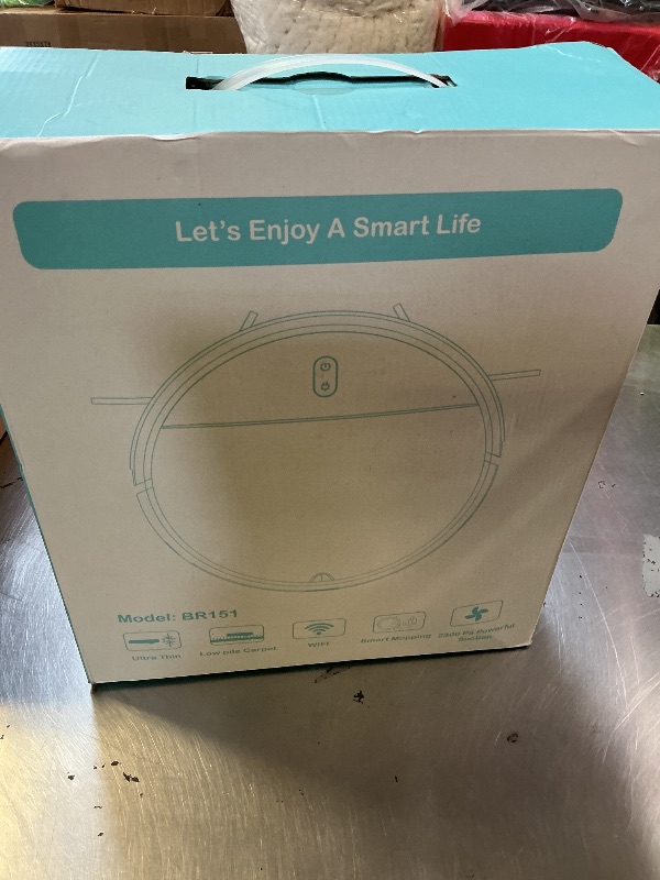 Photo 1 of MAMNV Robot Vacuum and Mop Combo, 2 in 1 Robotic Vacuum Cleaner with Schedule, App/Alexa/Voice Control, Ideal for Hard Floor, Pet Hair, Carpet