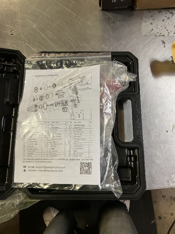Photo 1 of AEROPRO TOOLS 1/2-Inch Aluminum Air Impact Wrench(A398),Twin Hammer with 1380FT-LB Max Loosening Torque, Pneumatic Impact Gun, for Auto Repair, Tire Shop (1380 ft-lbs | Air Impact Wrench + Socket)