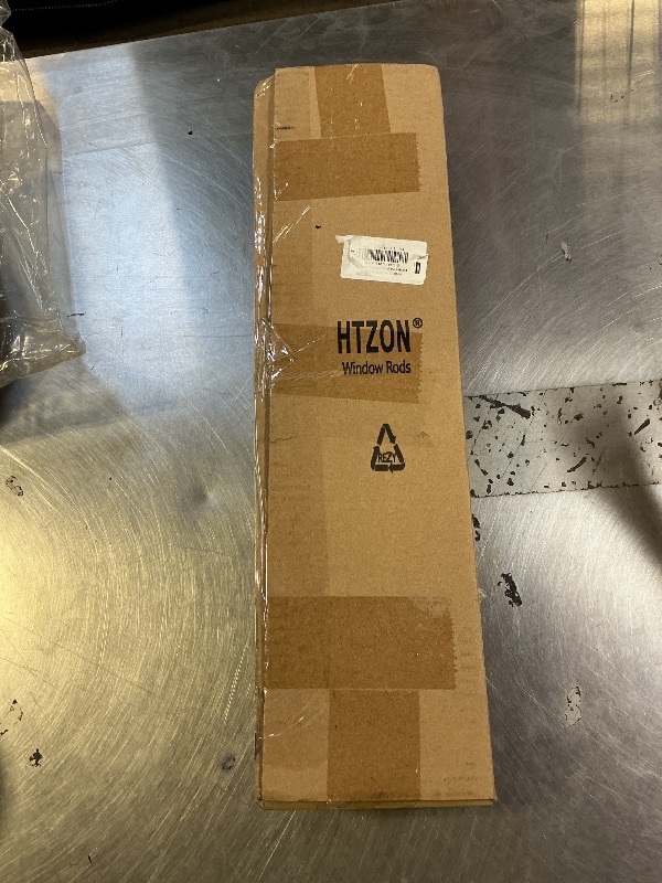 Photo 1 of HTZON Blackout Wrap Around Curtain Rods for Windows 48 to 84 Inch:Room Darkening Imitation Wood Curtain Rod Heavy Duty Adjustable 1Inch Wooden Curved French Return Wraparound Drapery Rods Round Hidden