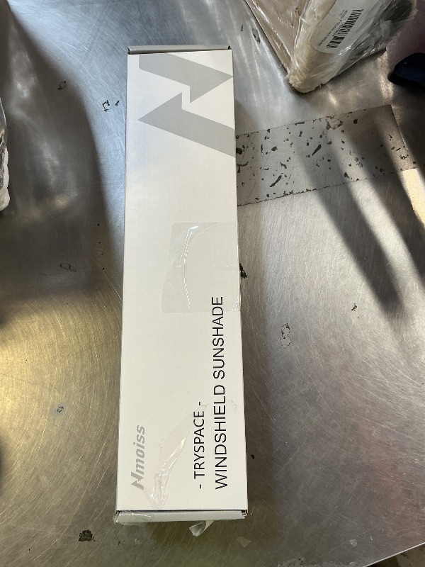 Photo 1 of [Upgraded] Nmoiss Windshield Sun Shade Umbrella - [Vinyl Coating Heat Shield] Protect Car from Sun Rays & Heat Damage Keep Cool and Protect Interior, Spring Structure Edge Medium 56" L x 31" W