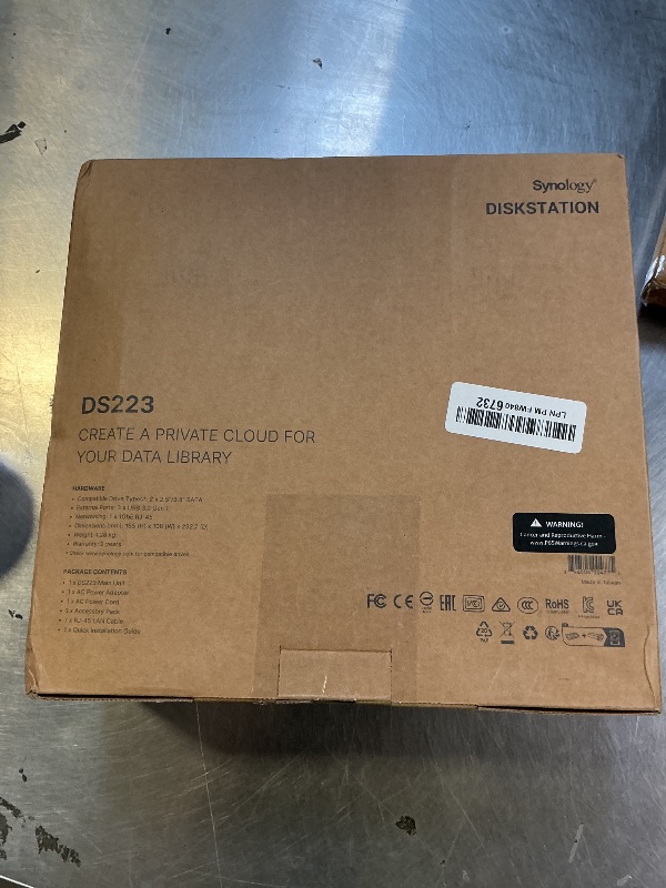 Photo 1 of Synology 2-Bay NAS DS223 (Diskless)