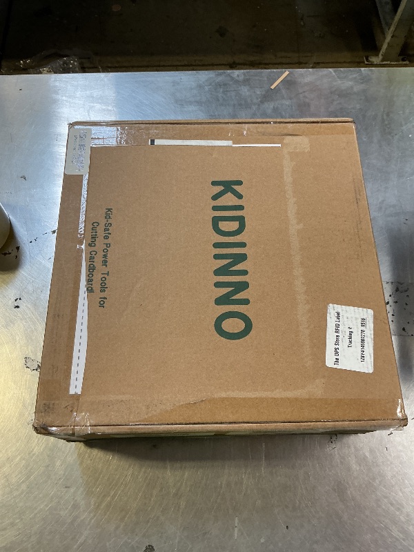 Photo 1 of KIDINNO Safe Power Cardboard Cutter for Kids, STEM + STEAM Educational Toy for Boys and Girls Ages 5+, Upcycled Tool for DIY Cardboard Projects, Engineering & Creativity