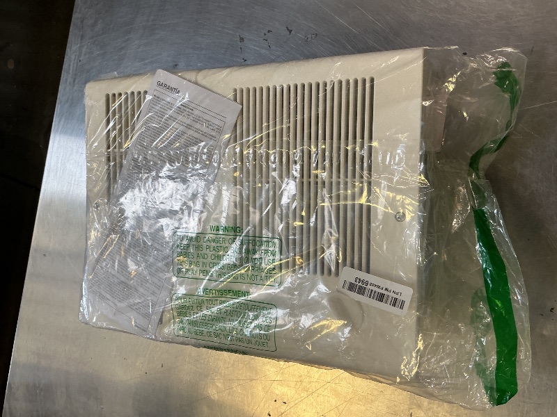 Photo 1 of Broan-NuTone 9815WH High Capacity Wall Heater with Built-In Adjustable Thermostat, 1500W, 120/240V, White