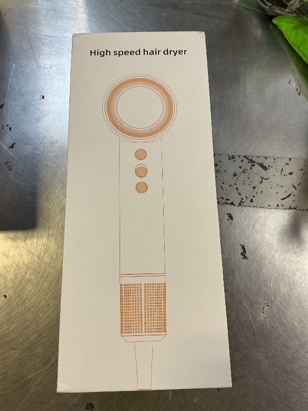 Photo 1 of Hair Dryer, Blow Dryer with Diffuser, 1200M Negative Ions & Brushless Motor, Low Noise Design with Magnetic Nozzle Attachments