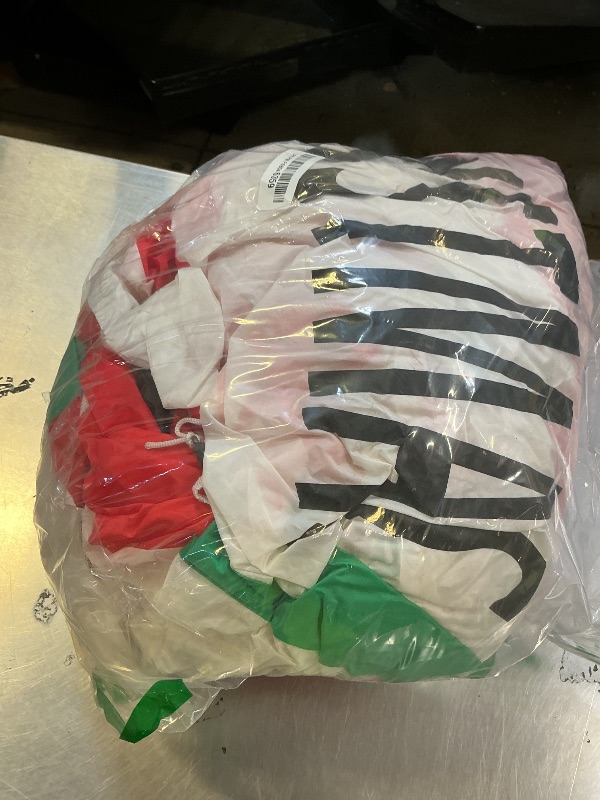 Photo 1 of 10FT Christmas Inflatables Santa Claus Outdoor Decorations, Christmas Blow Ups Airship Snowman, Inflatable Yard Decor with Built-in LED Lights for Xmas Garden Lawn Party