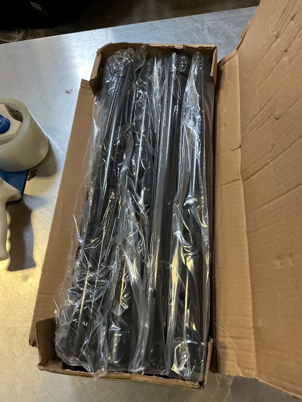 Photo 1 of YUEYIN 8-Pack Table Leg Extensions - Straight/Bent Leg Folding Table, Metal Extenders, Reduces Stooped Work, 4 Levels/Heights Adjustable Risers