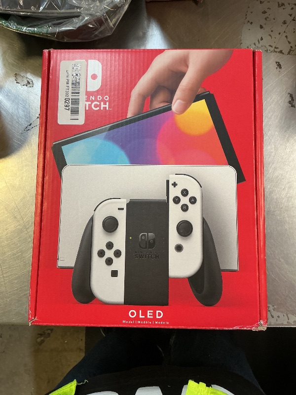 Photo 1 of Nintendo Switch – OLED Model w/White Joy-Con