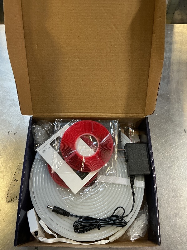 Photo 1 of Samsion 65.6FT 24V Dimmable COB LED Strip Light Waterproof Outdoor Warm White 6000K High Density 320LED/M Bluetooth Flexible LED Tape Light with Remote for Bedroom Cabinets Garden CRI90+ (20M/2roll)