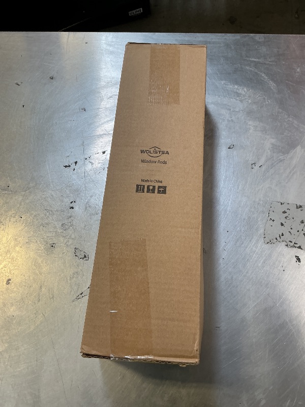 Photo 1 of Wolistsa Extra Long Bronze Curtain Rod, 1 Inch Adjustable Heavy Duty Curtain Rods for Windows 120 to 170 Inch, Decorative Modern Window Treatment Rods, Splicing Metal Drapery Pole, Easy Installation