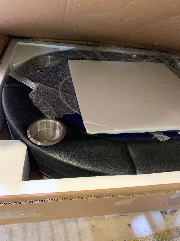 Photo 1 of 8 Player Poker Table with 2 Interchangeable Game mats, Texas Holdem Poker and Blackjack, Collapsible Casino Table with Padded Rails and XXL Cup Holders for Wine and Whiskey Glasses, (71 in)