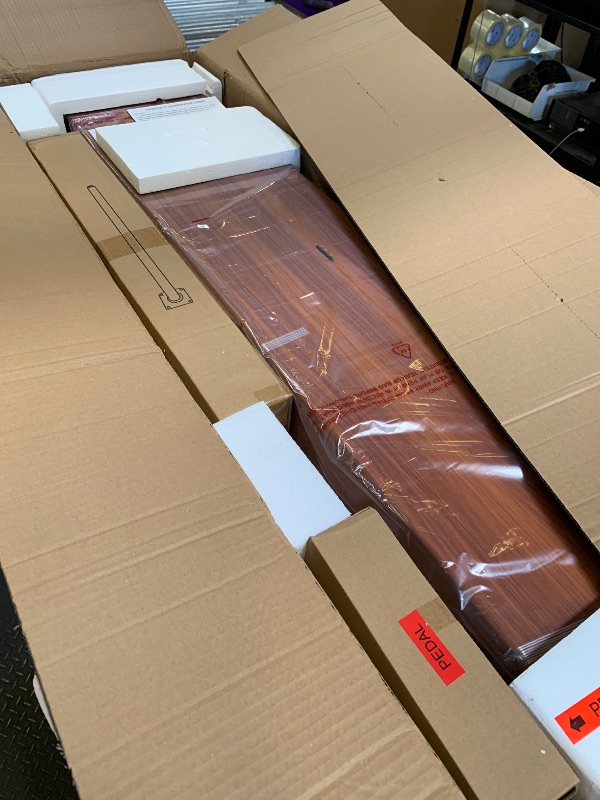 Photo 1 of KUMENG Digital Piano 88 Key Weighted Keyboard,Full-Size Desk Progressive Hammer-Action Electric Piano For Beginners, With Sheet Music Stand, Pedal,Power Adapter, Headphone Mode, Usb-Midi