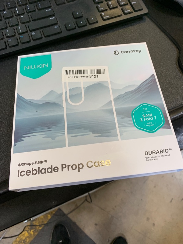 Photo 1 of Nillkin for Samsung Galaxy Z Fold 7 Magsafe Case, Built-in Camera Kickstand & Magnetic Hinge Protection, Clear & Anti-Yellow, Adjustable Kickstand, Z Fold 7 Case with Stand, Transparent Black