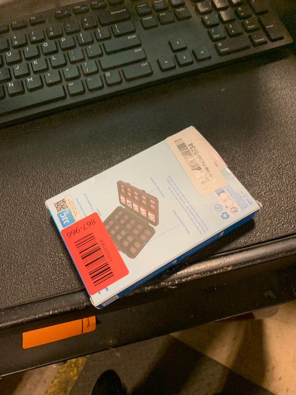 Photo 1 of [Large Capacity] 60 Slots Memory Card Case for 20 SD and 40 TF Cards, Compact Size & Portable SD SDHC SDXC TF Micro SD Card Holder Organizer Storage Box, Anti-Shock Anti-Dust