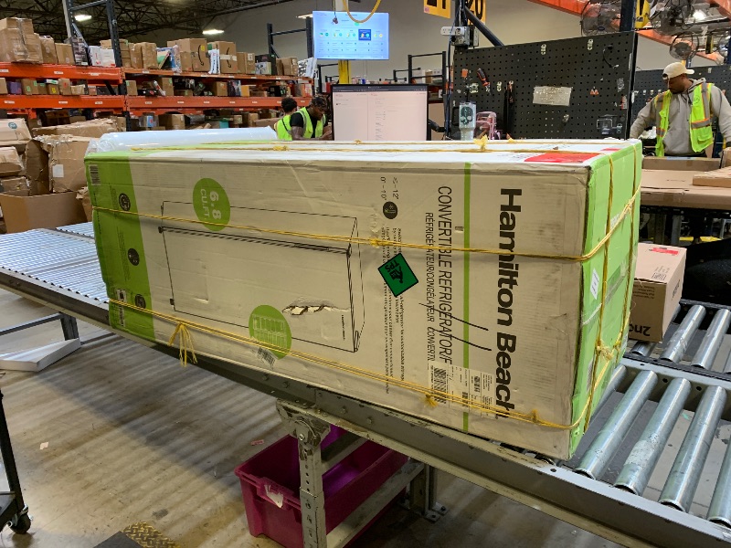 Photo 1 of Hamilton Beach HBFRF6892-WHITE HBFRF6892 Upright Convertible Fridge/Freezer-Reversible Door-Removable Glass Shelves-Adjustable Controls-6.8 cu ft, White