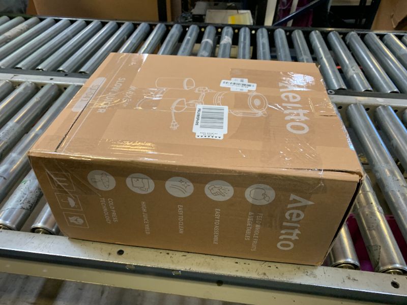 Photo 1 of Cold Press Juicer, 5.3" Extra Large Wide Mouth, Aeitto Slow Juicer Machines, High Juice Yield, Fit Whole Vegetables & Fruits, Professional Juice Extractor Machine,Self Feeding, Easy to Clean