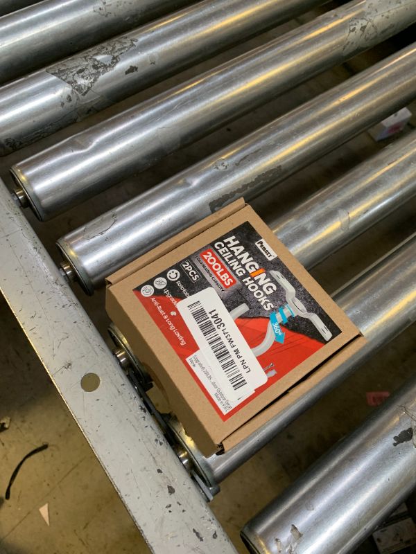 Photo 1 of [UPGRADED] 2Pcs 200LBS Rotatable Ceiling Hooks with 4 Screw Points Base, Wall Mount Metal Hanger White Ceiling Hook for Hanging Plant, Bird Feeder, Lights, Bed Canopy, Wind Chime, Indoor Outdoor Decor