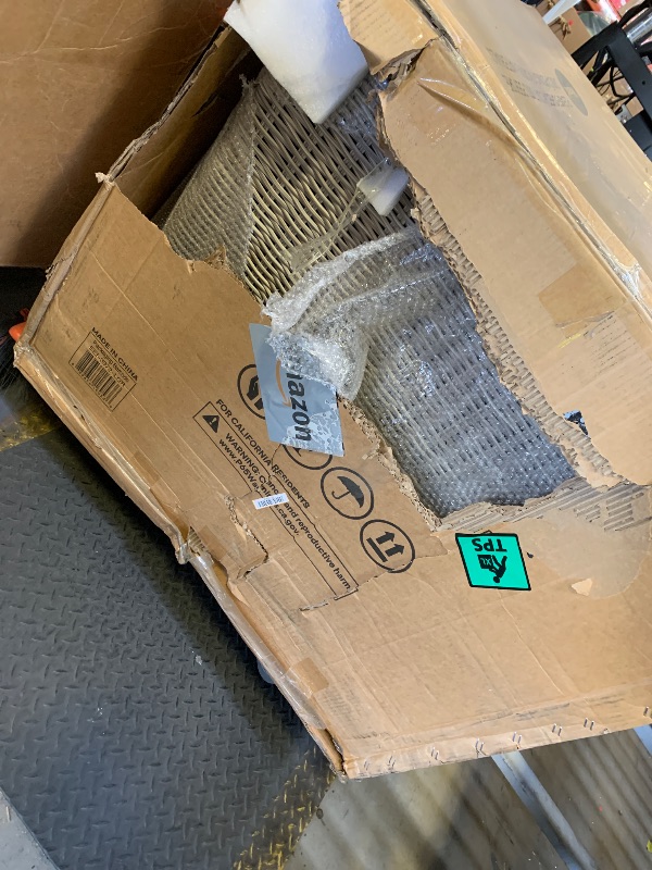 Photo 1 of Conway Outdoor Patio Wicker Rattan Armchair in Light Gray White