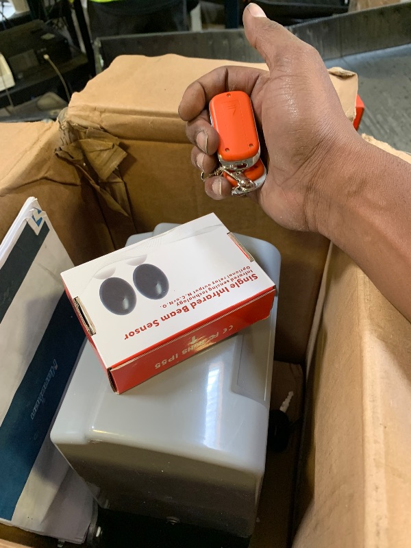 Photo 1 of 5300lbs Automatic Sliding Gate Opener Chain Drive with WiFi Remote Control, 1-5/8HP Gate Motor, Wireless Keypad Gate Operator Hardware Security System Kit for Heavy Driveway Slide Gates Up to 40 Feet