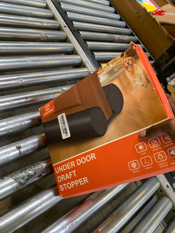 Photo 1 of (2 Pack) Under Door Draft Stopper, Under Door Blocker Size of Adjustable Size from 30" to 36", Easy Install,Gap Filler, Reduces Air Draft, Noise & Sound, Door Seal for Improved Insulation