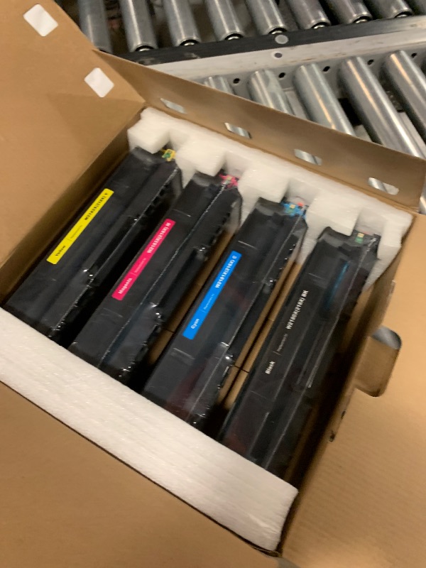 Photo 1 of 218X Toner Cartridges 4 Pack High Yield (with Chip) Compatible Replacement for HP 218X 218A for Color LaserJet Pro 3201dw MFP 3301fdw 3301cdw 3301sdw Printer Ink W2180X W2180A (BCMY, 4-Pack)