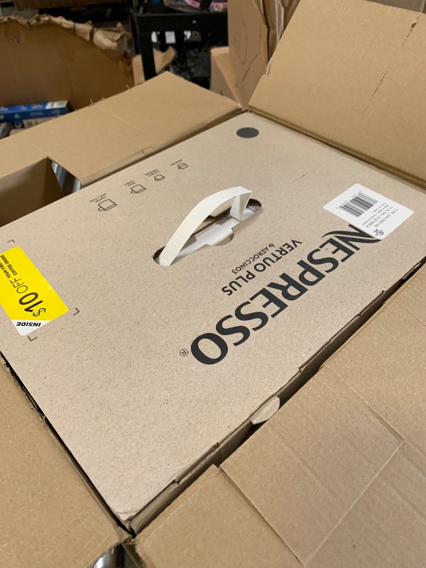 Photo 1 of De'Longhi Nespresso Vertuo Plus Coffee and Espresso Maker by De'Longhi, Grey with Aeroccino Milk Frother