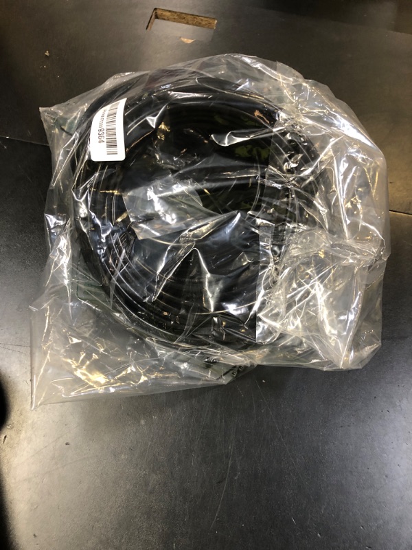 View 2 of VOIETOLT Cat 6 Outdoor Ethernet Cable 100 ft, 24AWG 10Gbps Cat6 Cable Cord Waterproof Direct Burial LLDPE UV Jacket, Internet Network Cable with 20 Ties Support POE Cat6 Cat5e Cat5, CCA, UTP for PC