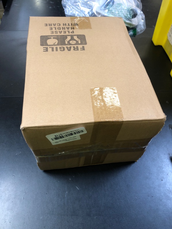 Photo 1 of 1 Gallon Square Glass Pitcher with Lid and Spout, Borosilicate Glass Carafe for Hot/Cold Drink, Water Pitchers with Handle for Fridge, Extra Large Jug for Iced Tea, Coffee, Juice, Beverage