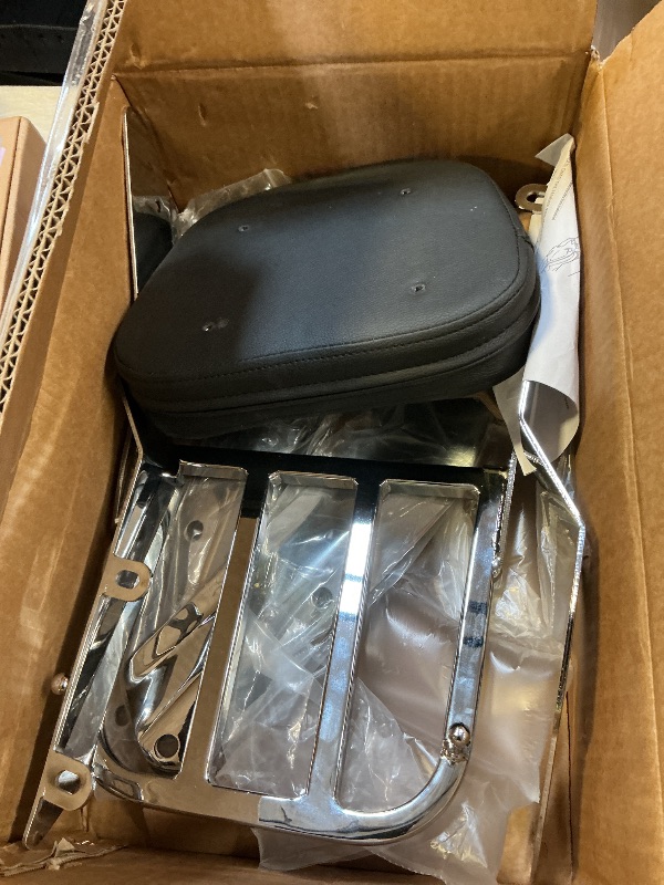 Photo 1 of Sissy Bar Backrest with Luggage Rack Fits for Honda VTX 1300 1800 N/R/S Models 2002-2008