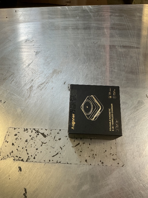 Photo 1 of ?2026 Upgraded?Wireless Charger 3 in 1, Foldable Wireless Charging Station with Night Light for Apple MagSafe Charger, Travel Magnetic Charger Stand, Nightstand Fast 15W Charging Station (20W Adapter)