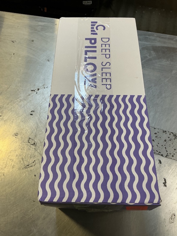 Photo 1 of C CUSHION LAB Deep Sleep Pillow, Patented Ergonomic Contour Design for Side & Back Sleepers, Orthopedic Cervical Shape Gently Cradles Head & Provides Neck Support & Shoulder Pain Relief - Calm Grey