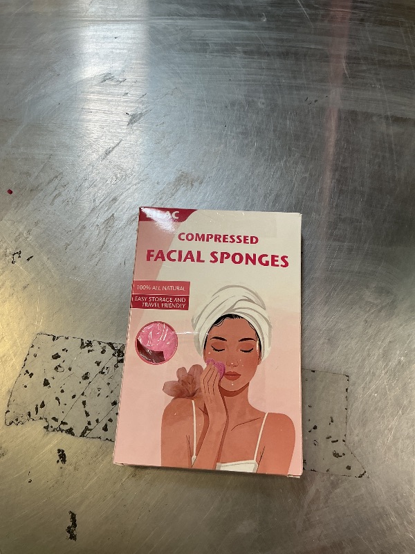 Photo 1 of 100 Count Compressed Pink Heart Facial Sponges 100% Natural Cellulose Eco-Friendly Makeup Sponges for Gentle Cleansing, Exfoliating & Stubborn Makeup Removal Travel & Home Beauty Essentials for Women