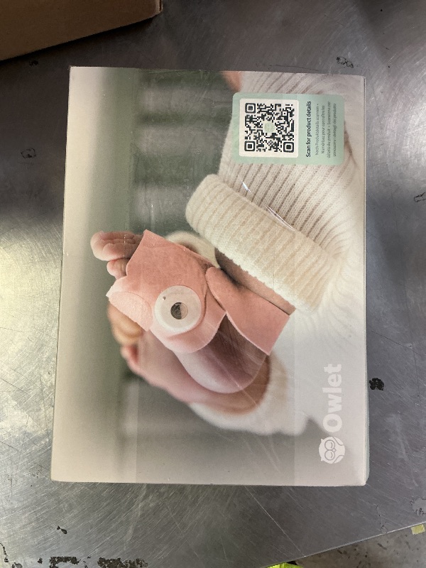 Photo 1 of Owlet Dream Sock - FDA-Cleared Smart Baby Monitor - Track Live Pulse (Heart) Rate, Oxygen in Infants - Receive Notifications - Dusty Rose