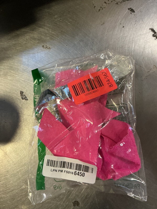 Photo 1 of 1 Pcs 8" Large Sequin Cheer Bows Clips, Cheerleading Glitter Hair Bow with Alligator Clips Hair Accessories for Cheerleaders Football Competition Sports (Bright Pink)