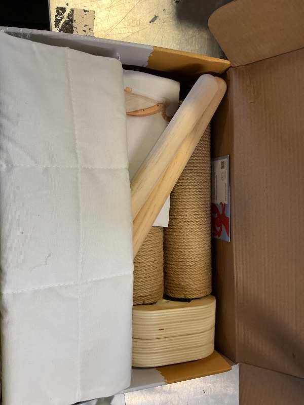 Photo 1 of 7 Ruby Road Cat Wall Shelves Hammock Set - Wall Mounted Cat Furniture with Steps for Large Cats, Indoor Climbing & Lounging