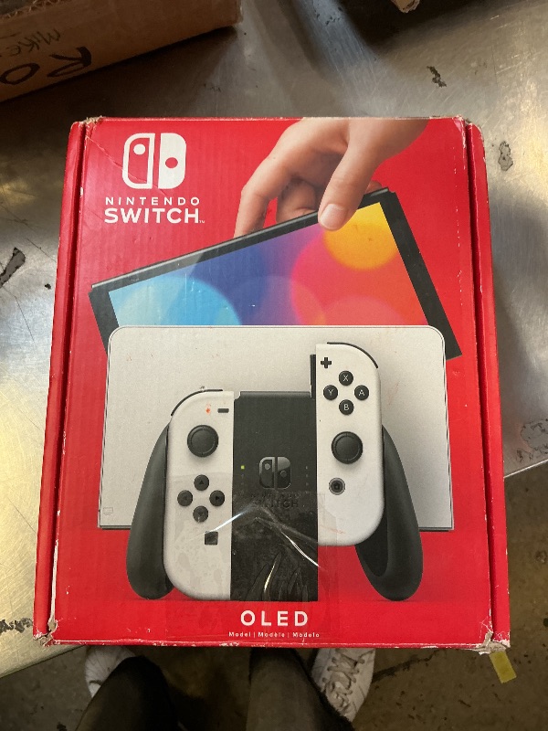 Photo 1 of Nintendo Switch – OLED Model w/White Joy-Con