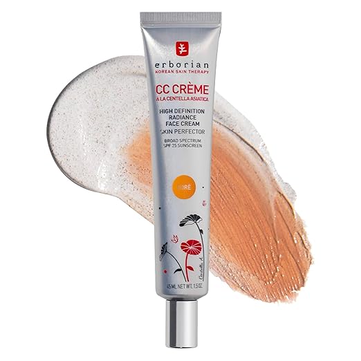 Photo 1 of Erborian CC Cream Color Correcting SPF 25, Tone-Evening Korean Skincare Makeup Hybrid, Moisturizes, Lightweight, Blurs Skin, Natural, Luminous Finish
