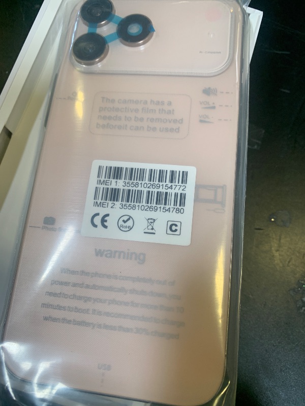 Photo 1 of Ecshock 17PROMA X Unlocked Phone | Cell Phone Android 15.0 | 16+512GB Smartphone| 6.99" HD Display | Long Battery Life 7000mAh | 68+108MP Zoom Camera| Fingerprint Lock | with Dual SIM (Gold)