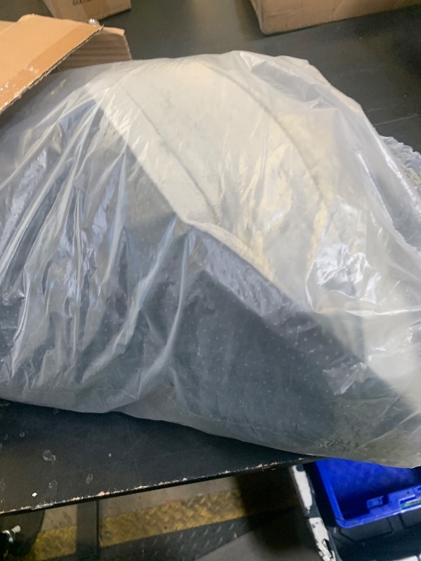 Photo 1 of 3.7 inch Thickened Orthopedic Dog Beds for Extra Large Dogs, Supportive Dog Sofa Bed with 28D Egg-Crate Foam, Removable Washable Cover, Waterproof Lining, Half-Round Design for Puppy,Senior,Sick