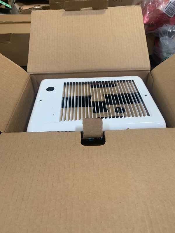 Photo 1 of Cadet Com-Pak Electric Wall Heater Complete Unit With Thermostat (Model: CSC202TW, Part: 67507), 6825/5120 BTU, 240/208 Volt, 2000/1500 Watt, White