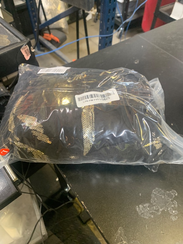 Photo 1 of Dress Floor Length Long Sleeves Black Large