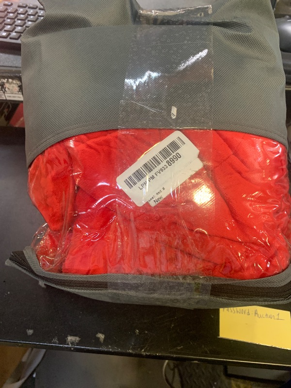 Photo 1 of Chrisuno Womens Winter Coat Women's Puffer Jacket With Hood Puffy Coats Women Hooded Thicken Quilted Warm Parka Red M