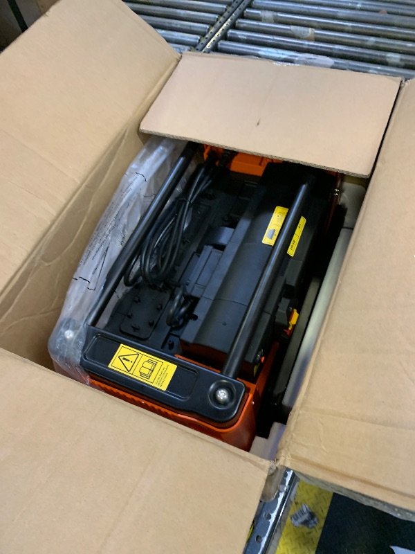 Photo 1 of VEVOR Thickness Planer, Two-Blade, 13" Width Worktable Benchtop Planer, 15-Amp 2000W Powerful Motor, 12" Extended Infeeding Table, Low Noise for both hard & soft wood material removal