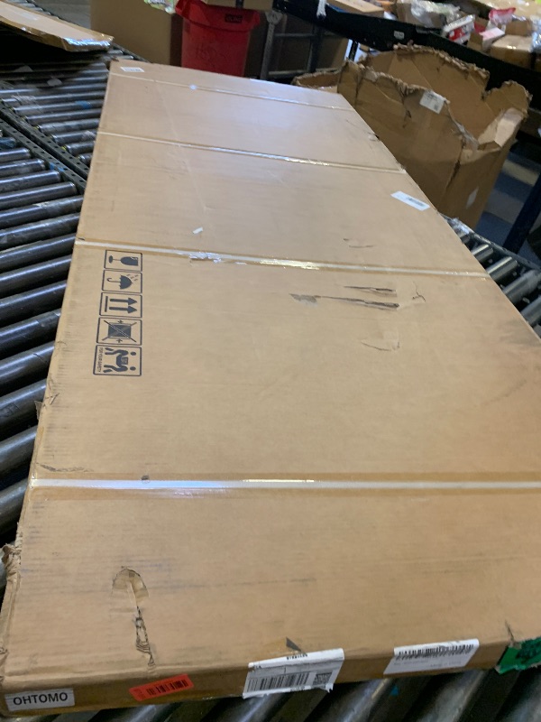 Photo 1 of OHTOMO 32"x 80" 5-Panel Slab Door, Interior French Door Slab Shaker, Pre-Assembled Solid Core Panel w/o Prehung Jamb, for Pantry Closet Laundry Bedroom, Paintable White Primed Surface